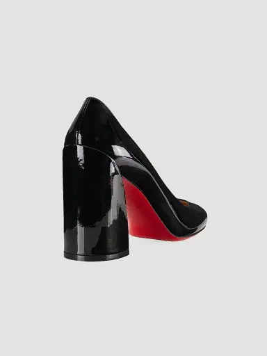 Christian Louboutin Women's Miss Sab 85MM Patent Leather Pumps | Thumbnail 3