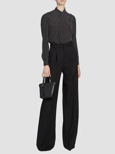 Saint Laurent Women's Mini Toy Shopping Bag - Black | Thumbnail 2