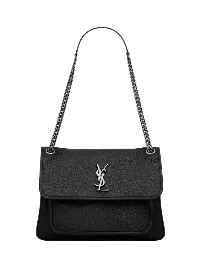 Women's Niki  in Grained Lambskin - Black