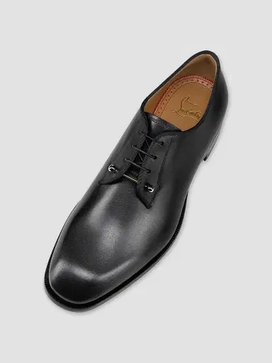 Christian Louboutin Men's Chambeliss Dress Shoes - Black - Size 15 | Thumbnail 4