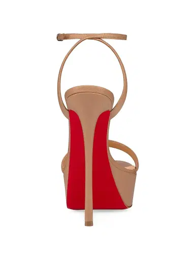 Christian Louboutin Women's Loubi Queen Alta 150MM Leather Platform Sandals | Thumbnail 3 Christian Louboutin Women's Loubi Queen Alta 150MM Leather Platform Sandals | Thumbnail 3