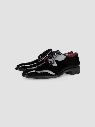 Christian Louboutin Men's Chambeliss Night Strass Dress Shoes - Black - Size 15 | Thumbnail 2