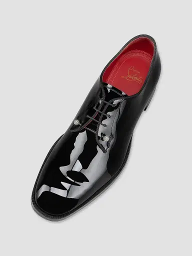 Christian Louboutin Men's Chambeliss Night Strass Dress Shoes - Black - Size 15 | Thumbnail 4