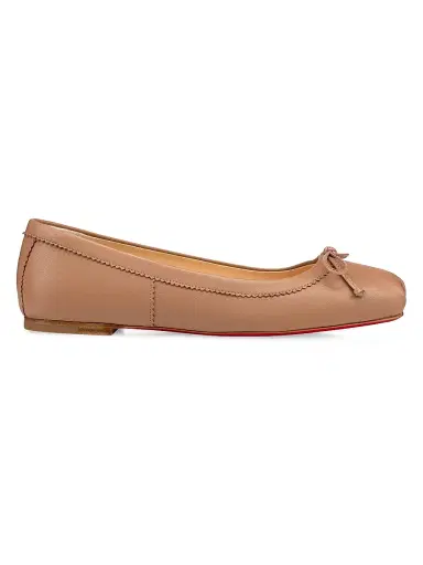Christian Louboutin Women's Mamadrague Flats - Beige - Size 12 | Thumbnail 1 Christian Louboutin Women's Mamadrague Flats - Beige - Size 12 | Thumbnail 1