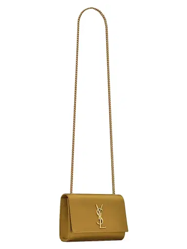 Saint Laurent Women's Kate Crossbody Bag in Satin - Jungle | Thumbnail 5 Saint Laurent Women's Kate Crossbody Bag in Satin - Jungle | Thumbnail 5