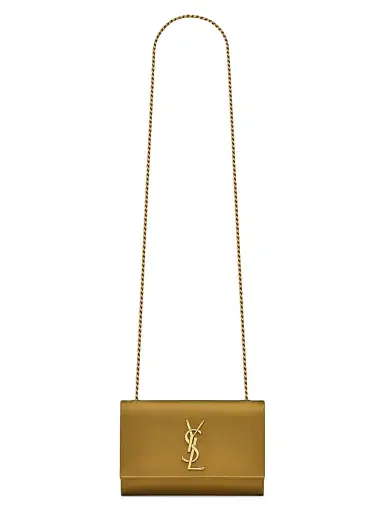Saint Laurent Women's Kate Crossbody Bag in Satin - Jungle | Thumbnail 1 Saint Laurent Women's Kate Crossbody Bag in Satin - Jungle | Thumbnail 1
