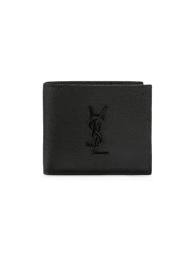 Saint Laurent Men's Credit Card Holder - Black | Thumbnail 1