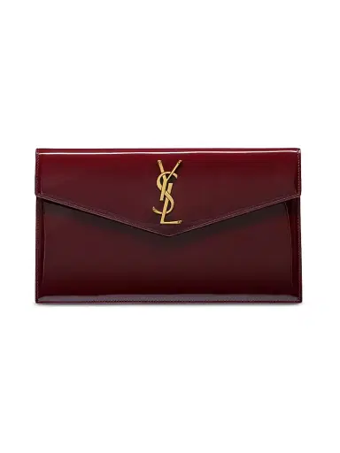 Saint Laurent Women's Uptown Pouch in Patent Leather | Thumbnail 1 Saint Laurent Women's Uptown Pouch in Patent Leather | Thumbnail 1