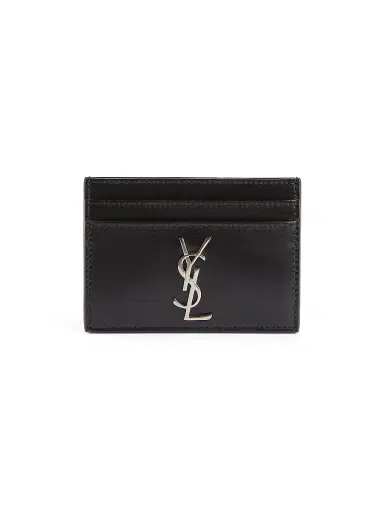 Saint Laurent Women's Cassandre Matelassé Card Case in Smooth Leather | Thumbnail 1 Saint Laurent Women's Cassandre Matelassé Card Case in Smooth Leather | Thumbnail 1