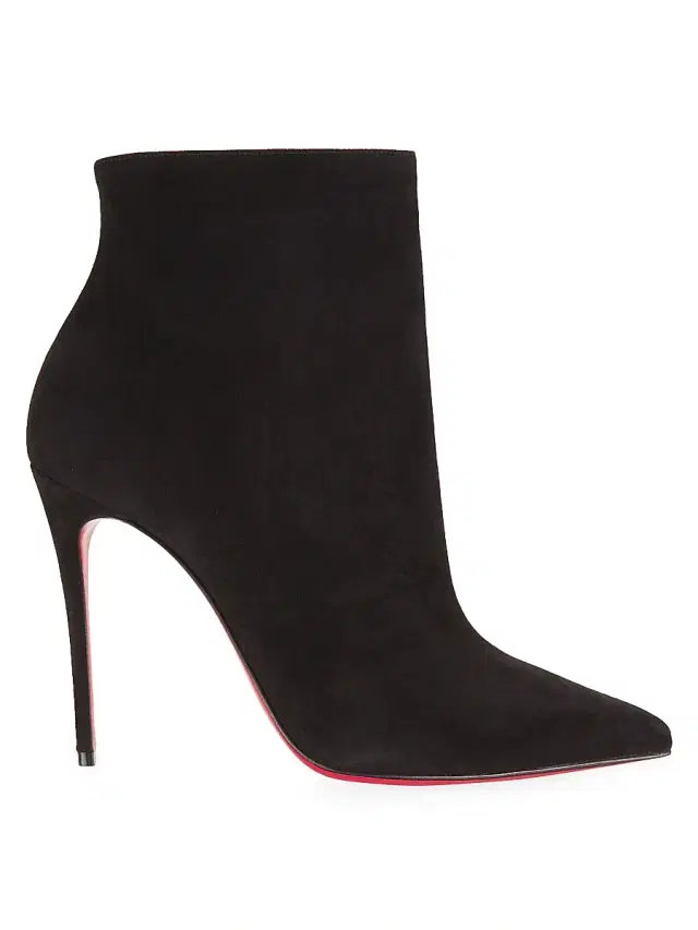 Women's So Kate Booty 100MM Suede Booties - Black
