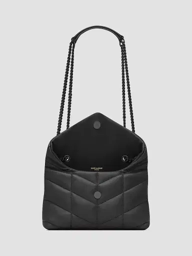 Saint Laurent Women's Toy Puffer Shoulder Bag In Lambskin | Thumbnail 2