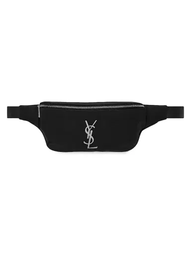 Saint Laurent Men's Nylon Belt Bag | Thumbnail 1 Saint Laurent Men's Nylon Belt Bag | Thumbnail 1