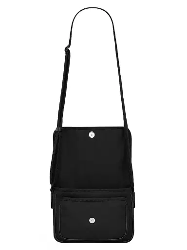 Saint Laurent Men's Niki Small Messenger Bag In Nylon | Thumbnail 3 Saint Laurent Men's Niki Small Messenger Bag In Nylon | Thumbnail 3