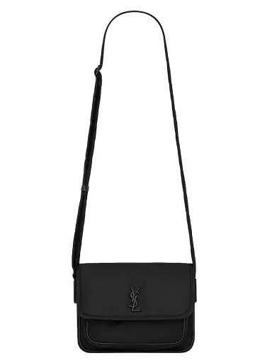 Saint Laurent Men's Niki Small Messenger Bag In Nylon | Thumbnail 1 Saint Laurent Men's Niki Small Messenger Bag In Nylon | Thumbnail 1