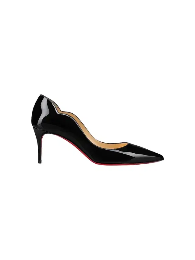 Christian Louboutin Women's Hot Chick 70MM Leather Pumps - Black