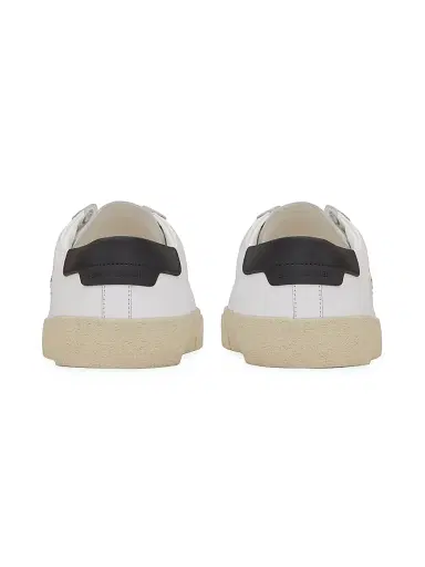 Saint Laurent Women's Court Classic SL-06 Embroidered Sneakers - Optic White - Size 12 | Thumbnail 3 Saint Laurent Women's Court Classic SL-06 Embroidered Sneakers - Optic White - Size 12 | Thumbnail 3
