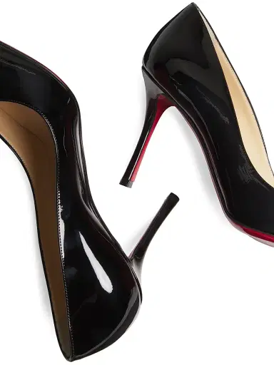 Christian Louboutin Women's Dolly 5MM Patent Leather Pumps - Black | Thumbnail 6