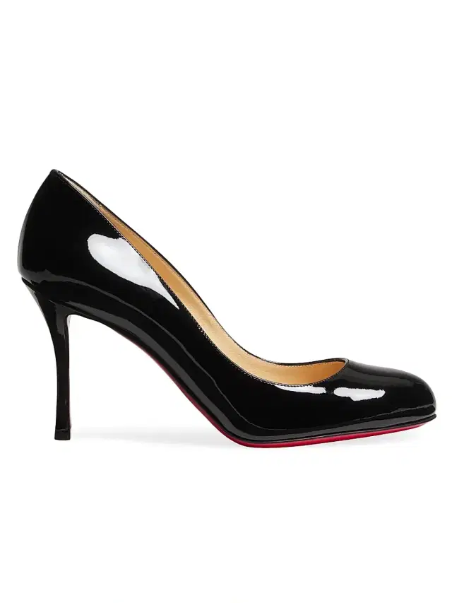 Women's Dolly 5MM Patent Leather Pumps - Black