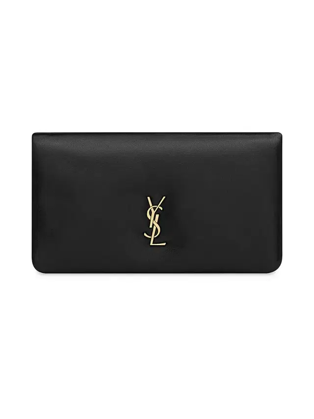 Women's Calypso  Wallet in Lambskin - Black