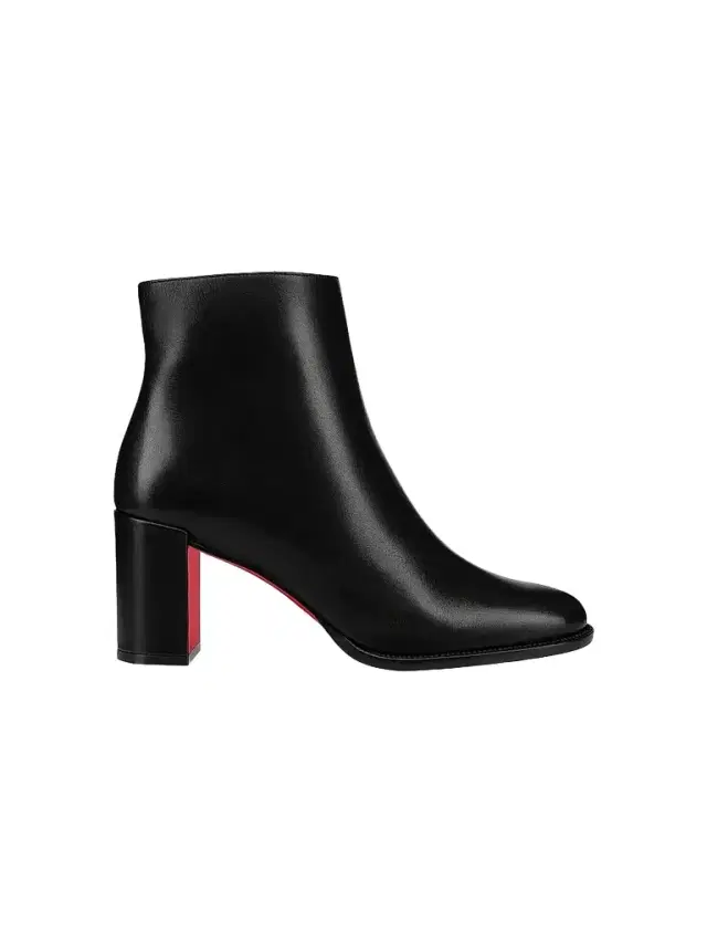 Christian Louboutin Women's Adoxa 70MM Leather Booties - Black