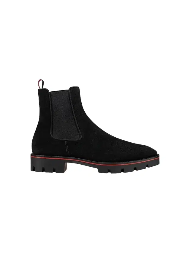 Men's Alpinosol Leather Ankle Booties - Black
