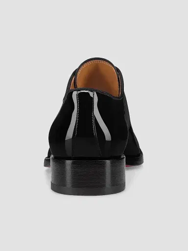 Christian Louboutin Men's Chambeliss Derby Shoes - Black - Size 15 | Thumbnail 3