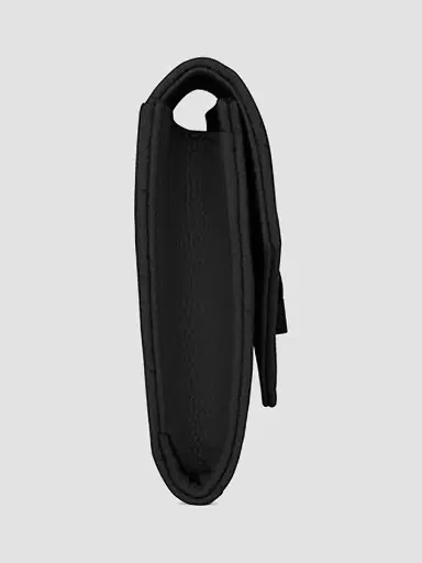 Saint Laurent Women's Cassandre Matelass Small Envelope Wallet in Grain de Poudre Embossed Leather - Nero | Thumbnail 3 Saint Laurent Women's Cassandre Matelass Small Envelope Wallet in Grain de Poudre Embossed Leather - Nero | Thumbnail 3