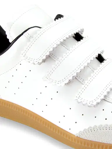 Isabel Marant Women's Beth Leather Low-Top Sneakers - White - Size 11 | Thumbnail 6