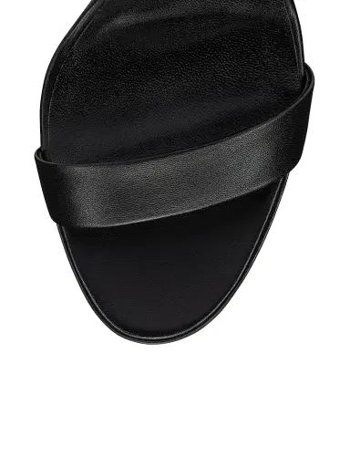 Christian Louboutin Women's O Marylin 85MM Leather Sandals - Black | Thumbnail 8 Christian Louboutin Women's O Marylin 85MM Leather Sandals - Black | Thumbnail 8