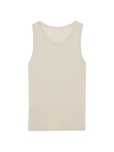 Saint Laurent Women's Cassandre Tank Top - Beige Rouge - Size Large | Thumbnail 7