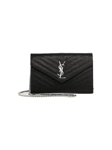 Saint Laurent Women's Monogram Matelasse Leather Wallet-On-Chain | Thumbnail 1 Saint Laurent Women's Monogram Matelasse Leather Wallet-On-Chain | Thumbnail 1