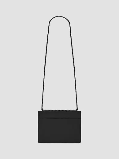 Saint Laurent Women's Sunset Medium Chain Bag in Smooth Leather - Nero | Thumbnail 7 Saint Laurent Women's Sunset Medium Chain Bag in Smooth Leather - Nero | Thumbnail 7