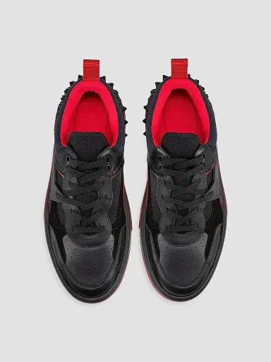 Christian Louboutin Men's Astroloubi Low Top Sneakers - Black | Thumbnail 4