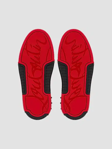 Christian Louboutin Men's Astroloubi Low Top Sneakers - Black | Thumbnail 5