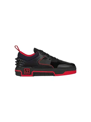 Christian Louboutin Men's Astroloubi Low Top Sneakers - Black | Thumbnail 1