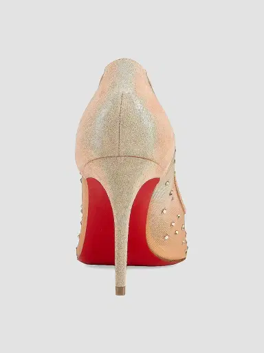 Christian Louboutin Women's Follies Strass 85MM Mesh Pumps | Thumbnail 3 Christian Louboutin Women's Follies Strass 85MM Mesh Pumps | Thumbnail 3