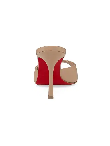 Christian Louboutin Women's Me Dolly 5MM Leather Mules - Black | Thumbnail 3