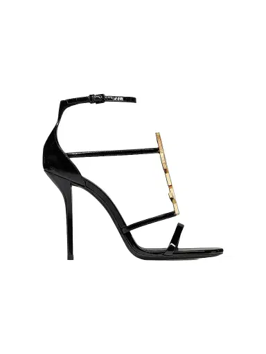 Saint Laurent Women's Cassandra Leather Sandals | Thumbnail 1 Saint Laurent Women's Cassandra Leather Sandals | Thumbnail 1