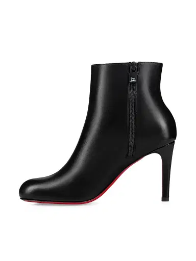 Christian Louboutin Women's Pumppie Booty 85MM Leather Boots - Black | Thumbnail 4 Christian Louboutin Women's Pumppie Booty 85MM Leather Boots - Black | Thumbnail 4
