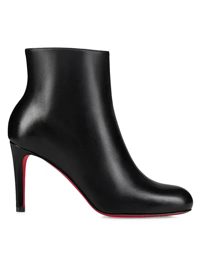 Women's Pumppie Booty 85MM Leather Boots - Black Women's Pumppie Booty 85MM Leather Boots - Black