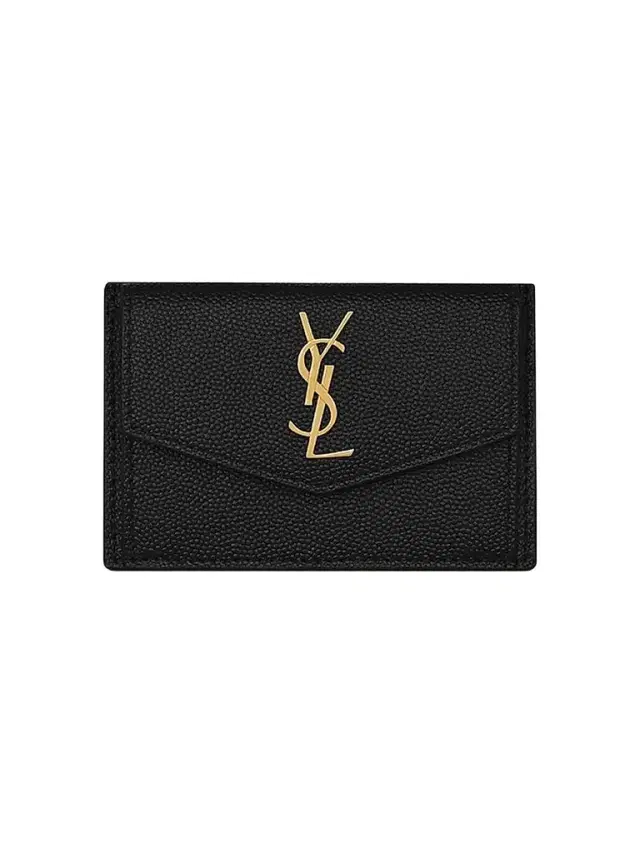 Saint Laurent Women's Uptown Flap Card Case - Nero