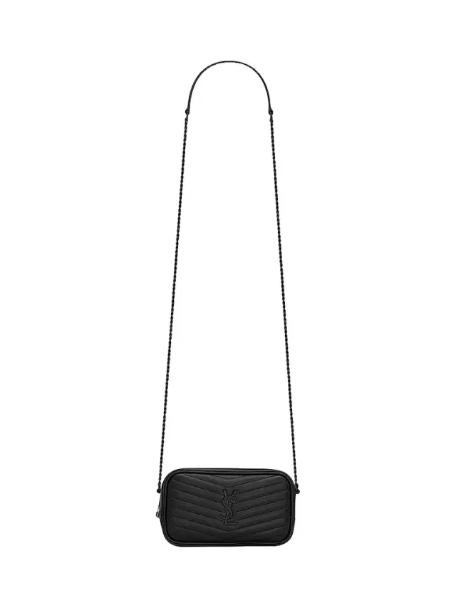 Women's Mini Lou Bag In Quilted Leather - Black