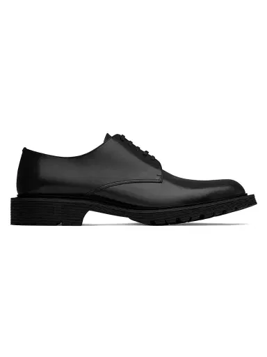 Saint Laurent Men's Army Derbies in Smooth Leather | Thumbnail 1