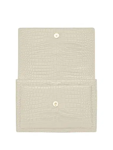 Saint Laurent Women's Medium Sunset Croc-Embossed Leather Shoulder Bag | Thumbnail 2 Saint Laurent Women's Medium Sunset Croc-Embossed Leather Shoulder Bag | Thumbnail 2