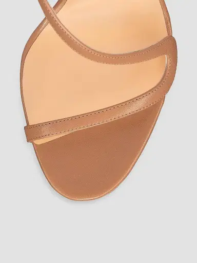Christian Louboutin Women's Rosalie 100MM Leather Sandals - Beige | Thumbnail 4