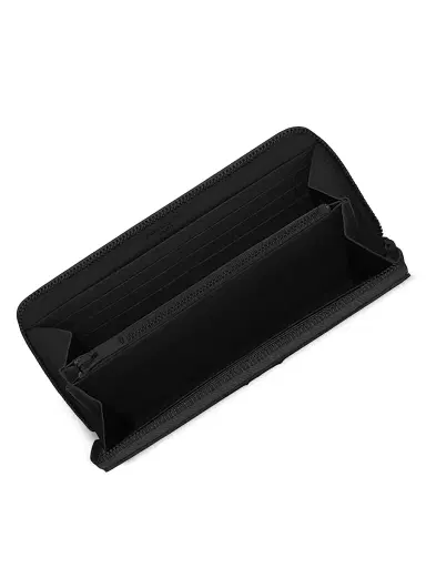 Saint Laurent Women's Cassandre Matelass Zip Around Wallet - Nero | Thumbnail 4 Saint Laurent Women's Cassandre Matelass Zip Around Wallet - Nero | Thumbnail 4
