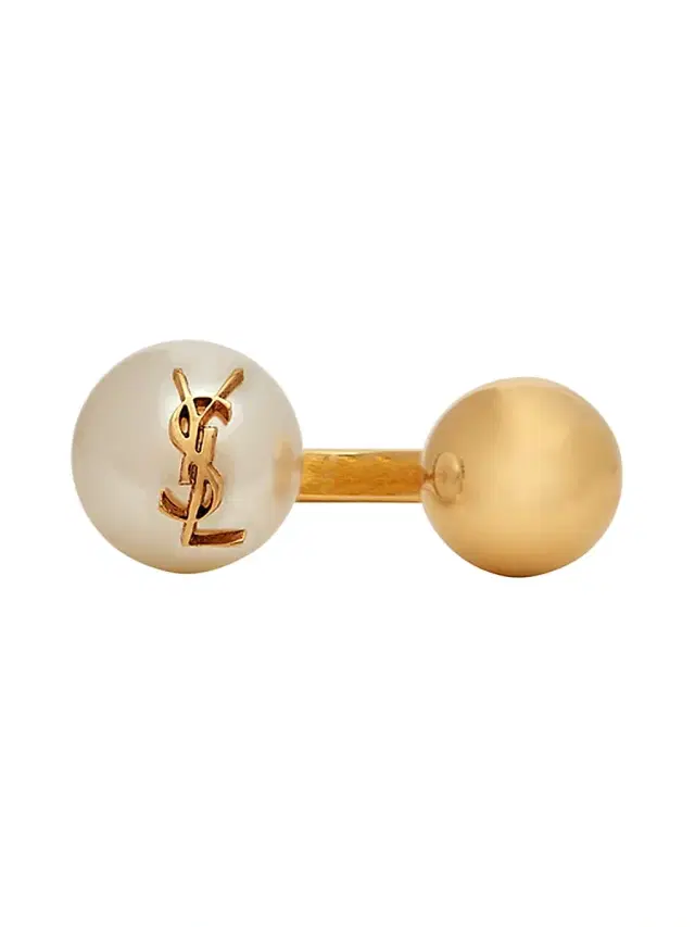 Women's Cassandre Pearl and Ball Ring in Metal - Gold Women's Cassandre Pearl and Ball Ring in Metal - Gold