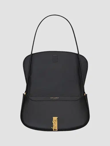 Saint Laurent Women's Mini Voltaire in Box Shoulder Bag - Black | Thumbnail 4 Saint Laurent Women's Mini Voltaire in Box Shoulder Bag - Black | Thumbnail 4