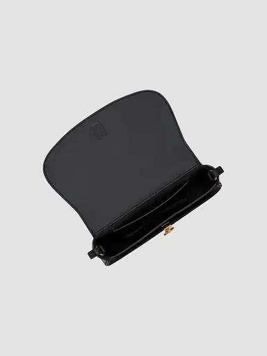 Saint Laurent Women's Mini Voltaire in Box Shoulder Bag - Black | Thumbnail 5 Saint Laurent Women's Mini Voltaire in Box Shoulder Bag - Black | Thumbnail 5