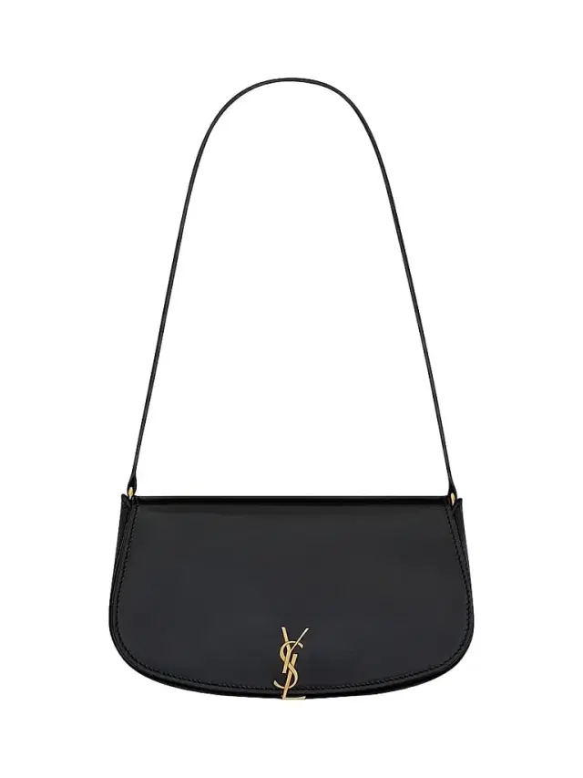 Saint Laurent Women's Mini Voltaire in Box Shoulder Bag - Black